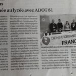 Au lycée Jean Jaurès de Carmaux 20/11/2023