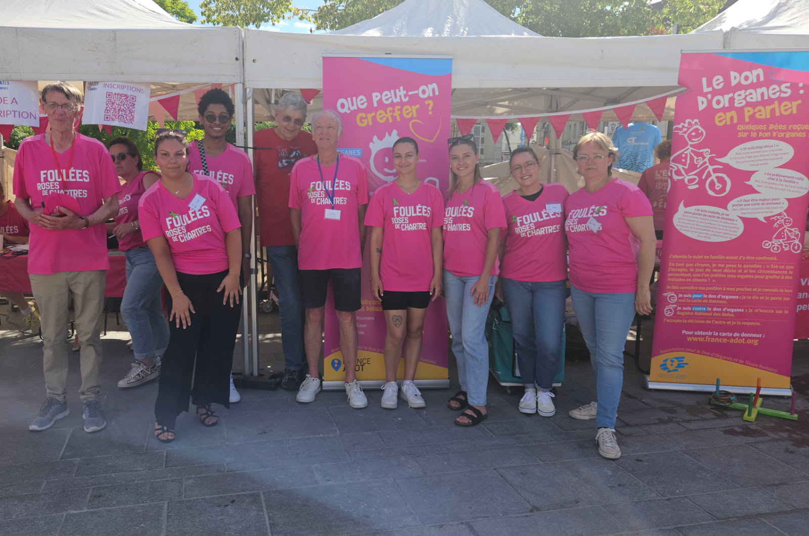 foulées roses à Chartres