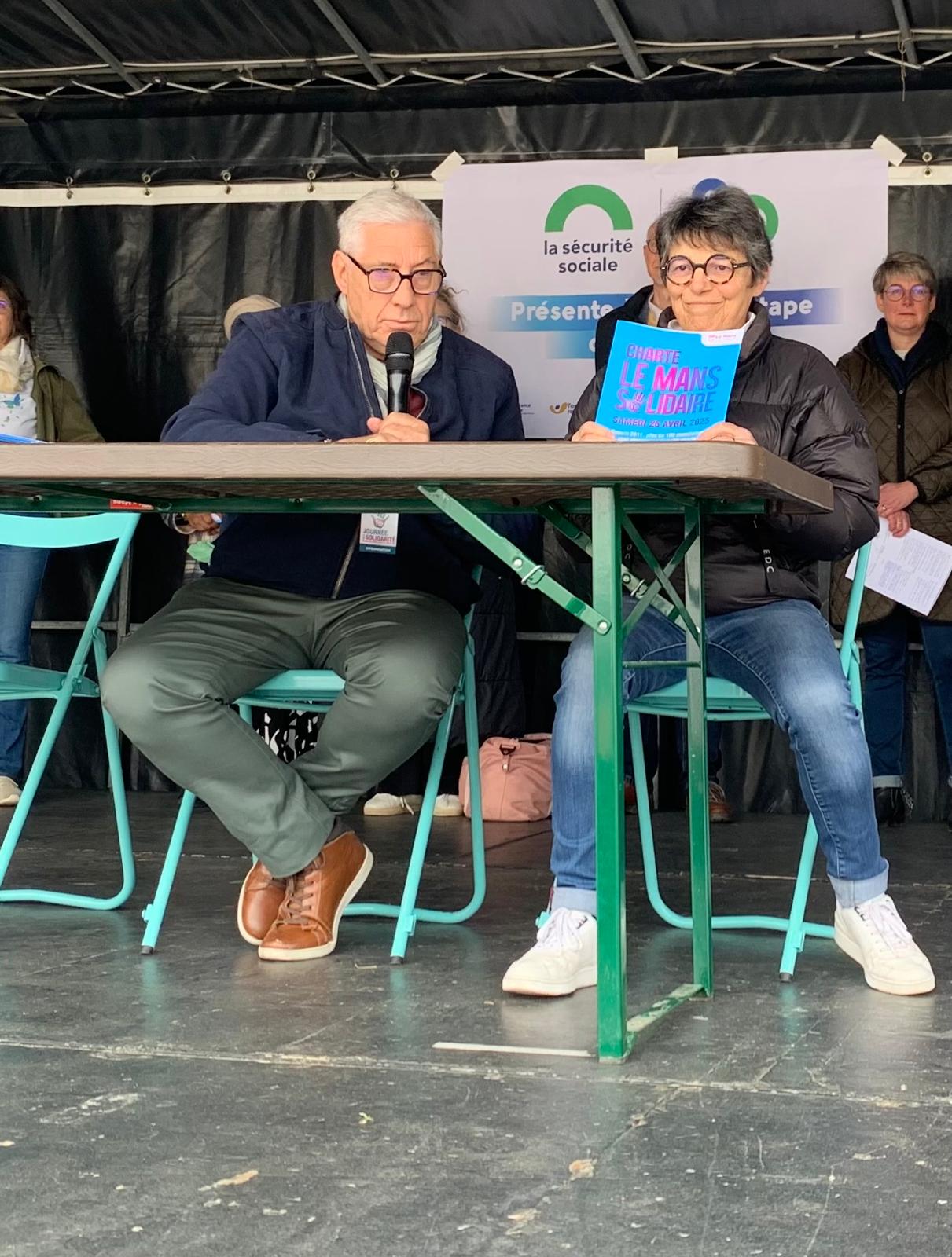 Un éu avec la présidente de FRANCE ADOT 72
